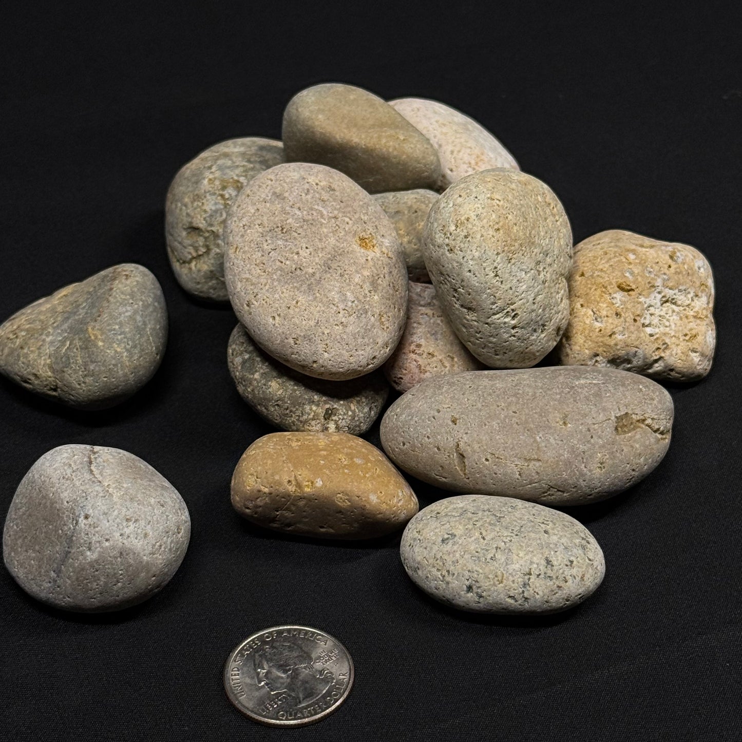 Mexican Beach Stones - Buff